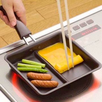 日本下村工業 日本製 分隔式平底鍋