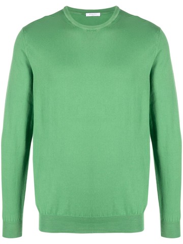 Boglioli - fine knit cotton jumper - men - Cotton - XL - Green