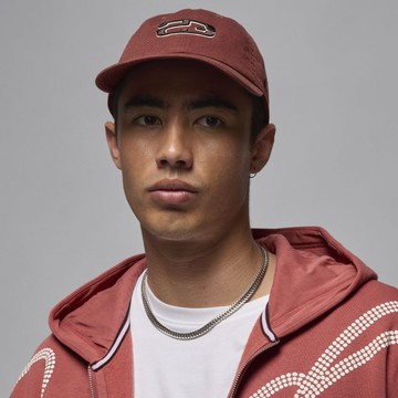 【NIKE】U J CLUB CAP US CB FLT ESS GX 中 休閒帽 咖紅-HJ2444231