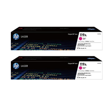 HP 【2入組】W2093A/119A  紅色 原廠碳粉匣 適用 Color LaserJet 150a/150nw/178nw