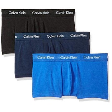 CK 2019男時尚雙藍黑色四角內著混搭3件組