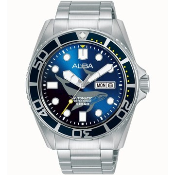 ALBA 雅柏 深海鯨魚機械腕錶 43MM 藍 (AL4617X1／Y676-X081B)