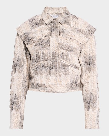 Misa Woven Boxy Jacket
