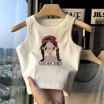 mori🎀mori 【冰絲】女童小背心夏季吊帶兒童寶寶內穿上衣小女孩外穿無袖馬甲