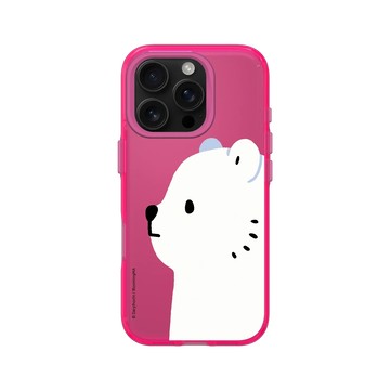 iPhone 16 Pro Clear 粉漾桃 - 白白日記 Darylhochi - 側面