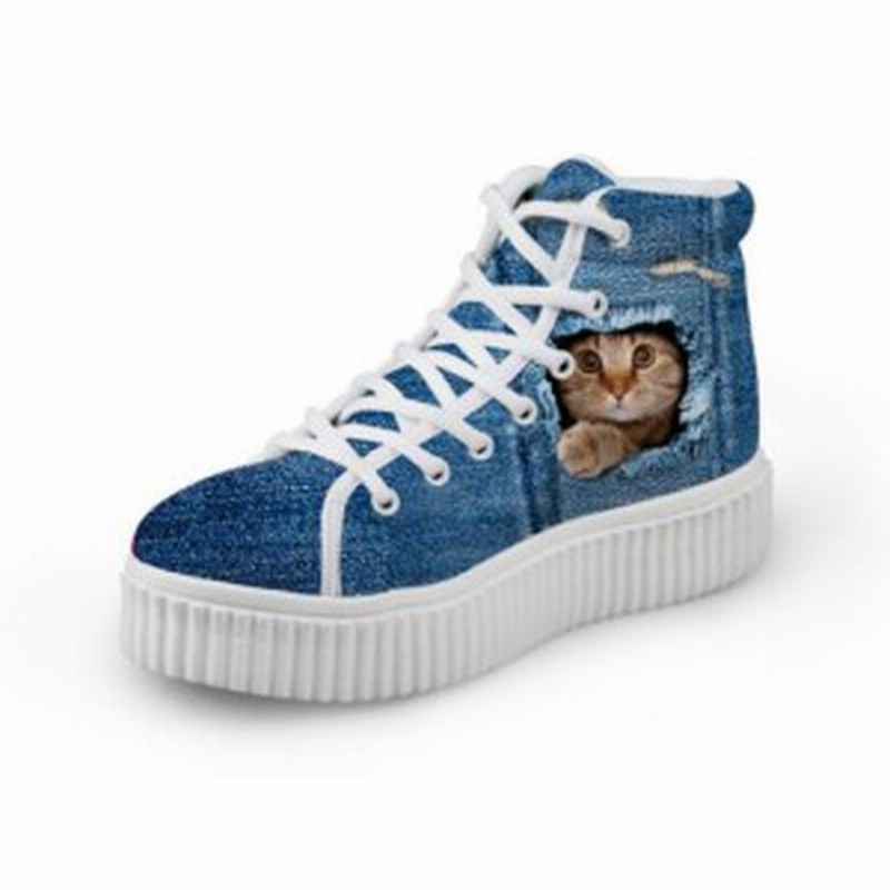 猫 猫柄 スニーカー レディース シューズ ランニングシューズ ランニング ローカット かわいい ユニーク 個性的 靴 通販 Lineポイント最大1 0 Get Lineショッピング