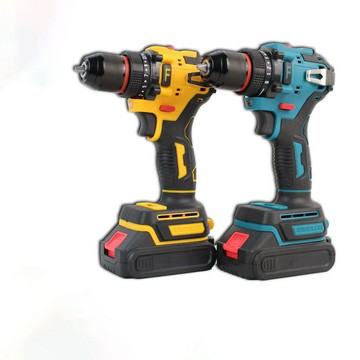 跨境無刷電鉆 21v鋰電電鉆電動工具套餐電動螺絲刀手電鉆迷妳鉆{鑫弘-工葉電器}可開發票