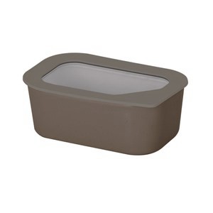 FIKA ONE 長方形陶瓷保鮮盒600ml-暗夜灰
