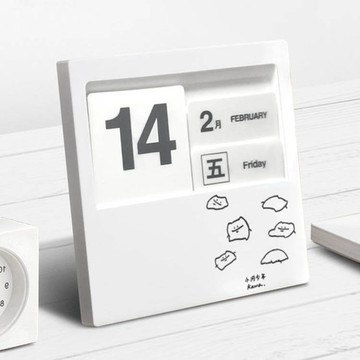 小河少年 Kawa｜卡片坐檯月曆 萬年曆