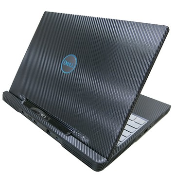 【Ezstick】DELL G7 7590 P82F 筆電機身貼｜黑色卡夢紋｜上蓋+鍵盤週圍+底部貼｜
