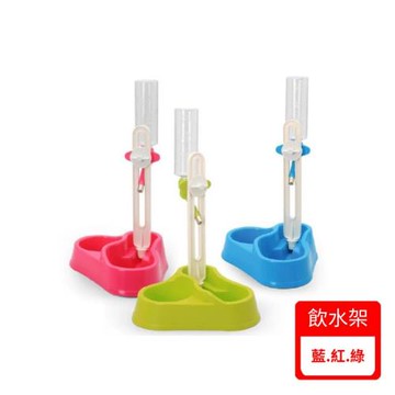 ACEPET愛思沛-飲飼兩用可調式飲水架三角形 (藍.紅.綠) (636-H)