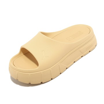Puma 拖鞋 Mayze Stack Injex Wns 女鞋 橘膚色 厚底 經典 舒適 休閒 38945403