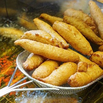 純手工包蛋旗魚黑輪 (460g/包) 老師傅手工製作 旗魚黑輪 下午茶 點心 炸物