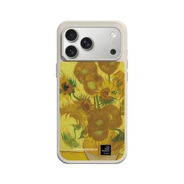 iPhone 17 Pro Max SolidX 貝殼灰 - Van Gogh Museum - 向日葵