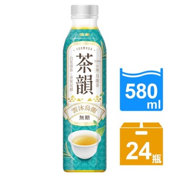 【金車/伯朗】金車茶韻-雲沐烏龍(580mlx24入)