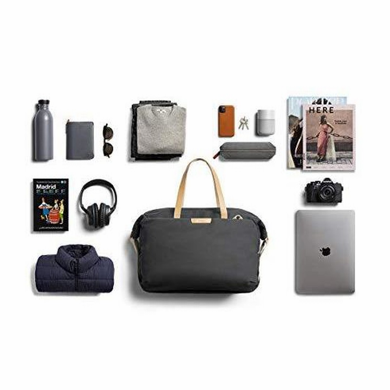 Bellroy Weekender（13インチのノートPCを収納可能、整頓しやすい構造、取り外し可能なショルダーストラップ、ワイドな開口部）  Charcoal 通販 LINEポイント最大0.5%GET LINEショッピング