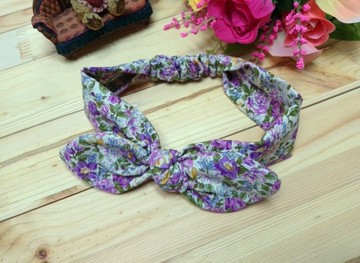 玫瑰系列兔耳髮帶 兒童寶寶髮帶 親子款髮帶