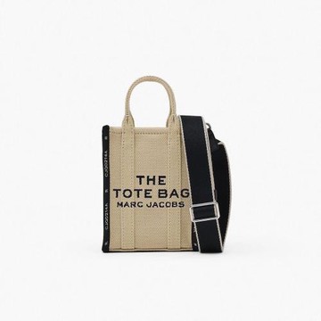 【MARC JACOBS】JACQUARD MINI帆布琴譜包 沙棕 (原廠公司貨)