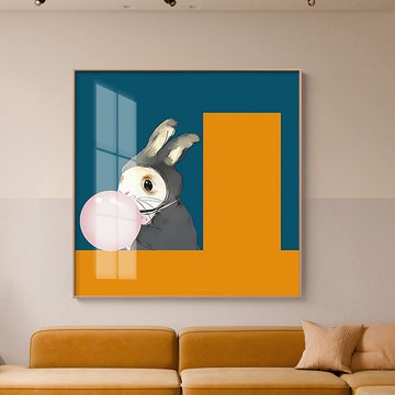 5D鉆石畫滿鉆新款泡泡卡通動物客廳兒童房簡約童趣貼鉆十字繡