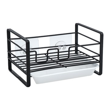 工業風不鏽鋼無痕置物瀝水盤架-小-2組