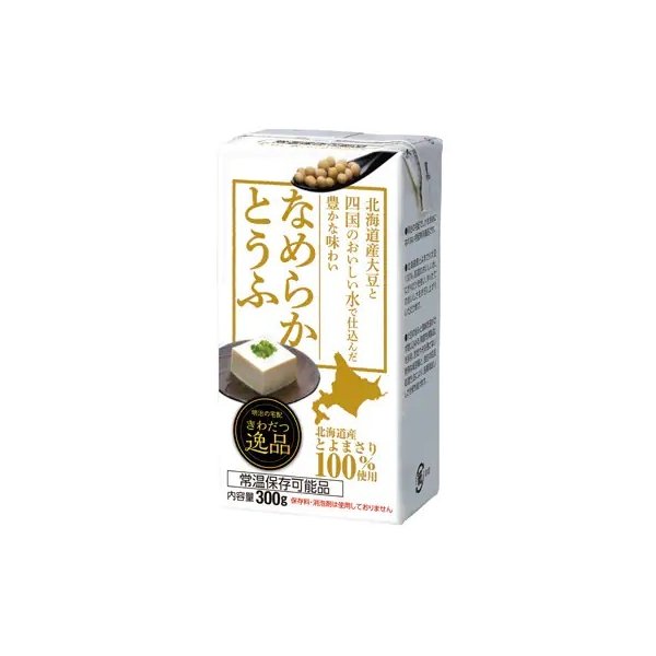 北海道産大豆と四国のおいしい水で仕込んだ豊かな味わい「なめらかとうふ」１２個入り１ケース　但し、２ケースまで