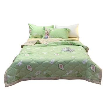 新品~水洗棉夏被空調被夏涼被兒童夏季單人學生宿舍春秋夏天薄款小被子- 雙11全館免運