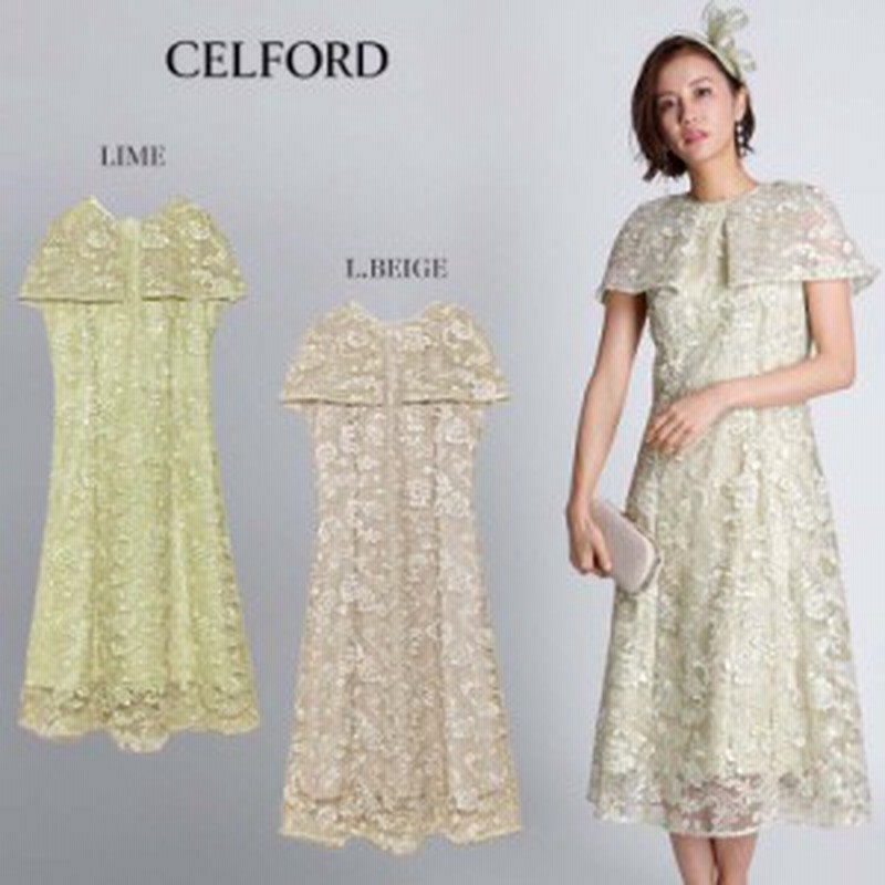 Sale40 Off Celford セルフォード ワンピース 通販 フラワー刺繍ケープワンピース ドレス Cwfo1024 春夏 通販 Lineポイント最大1 0 Get Lineショッピング