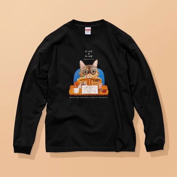 想變成老虎的貓咪 / 安心品質 / 經典長袖純棉T恤