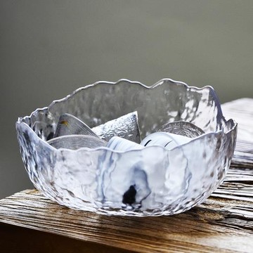 可愛沙拉碗家用水果碗甜品碗ins玻璃茶洗日式禪意功夫茶具配件