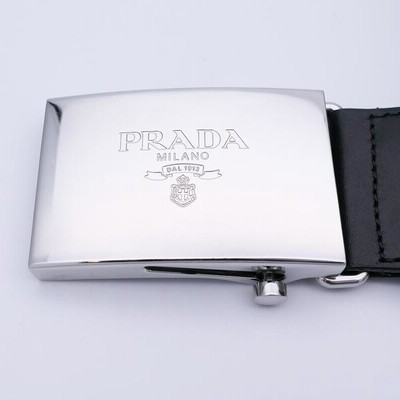 PRADA プラダ ADJUSTABLE FIT BELT 2CN003 NERO 黒 ロゴバックル