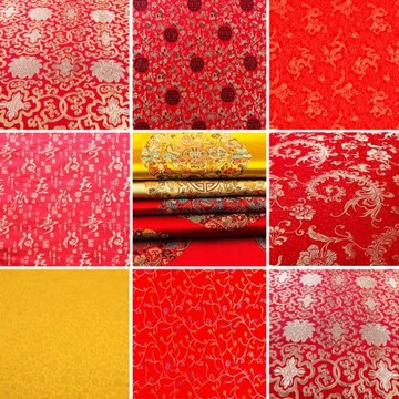 150絲沙發坐墊絲綢手工仿古漢服旗袍唐裝綢緞面料織錦緞布料