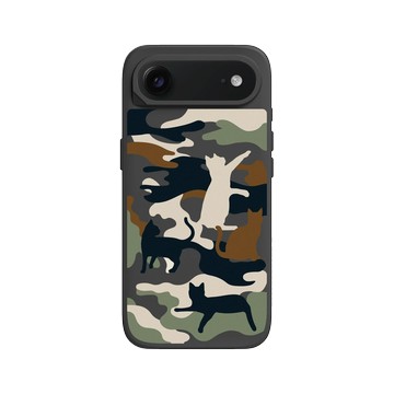 iPhone Air SolidX 黑 - Camouflage / 迷彩 - 喵迷彩-黑