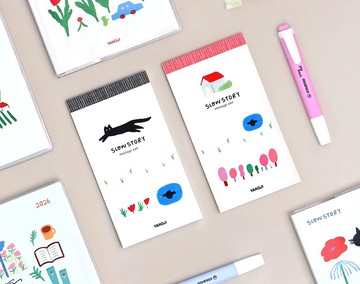 慢時光便條紙 (兩款封面設計)