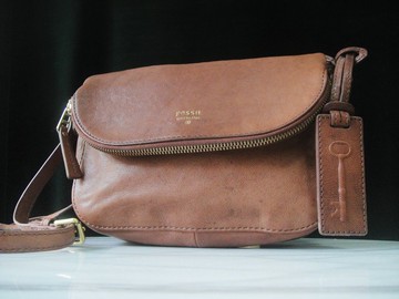 【老時光 OLD-TIME】早期二手老包FOSSIL肩背包