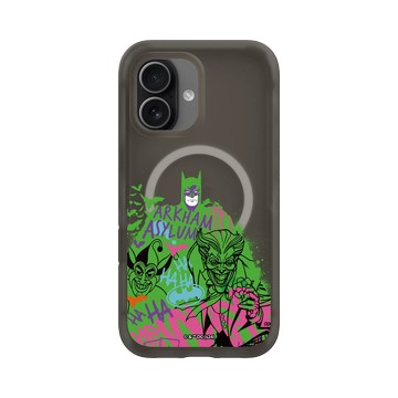 iPhone 17 AirX 本質黑 - Joker - 小丑與蝙蝠俠塗鴉款