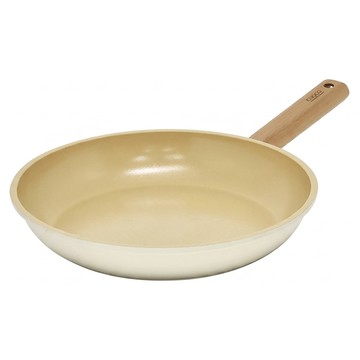 CUOCO 純淨自然系列 超級陶瓷鑄造IH原木平煎鍋  1個  28cm