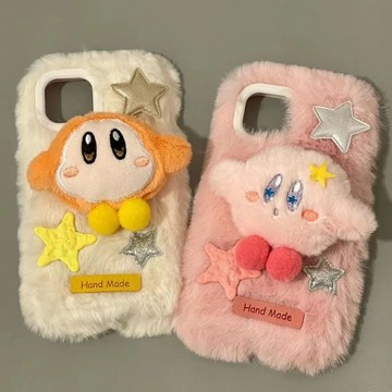 蘋果17軟殼11可愛12三眼13玉桂狗卡比情侶xr閨蜜毛絨iphone15promax手機殼14新款8卡通16防摔保護套