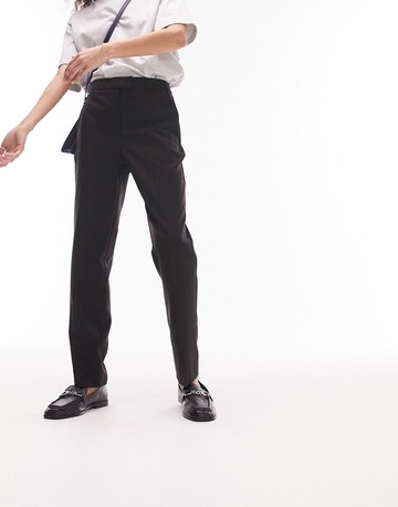 Topshop slim cigarette trouser in black