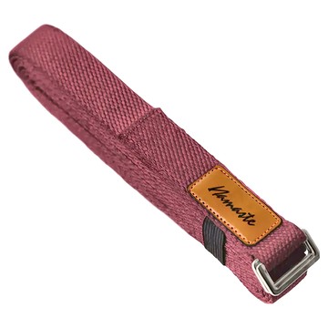 NAMASTE 艾揚格瑜珈繩 80%棉 20%尼龍  酒紅色  300 x 2.54cm  1條