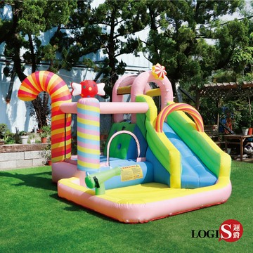 糖果屋充氣城堡/小跳床/戲水池/泳池/溜滑梯/遊樂場/滑水道/彈跳床【LOGIS邏爵】【POOL-3】