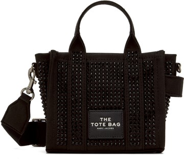 Marc Jacobs 黑色 The Crystal Canvas Crossbody 托特包