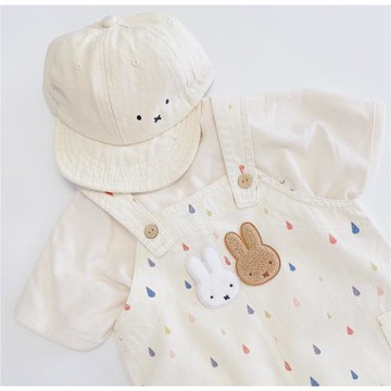 新品日單米菲春款純棉柔軟背帶褲男女寶寶褲子春夏季兒童褲子