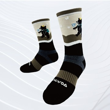 【熊愛OUTDOOR】極致速乾美麗諾羊毛登山襪-單雙 | M/L/XL