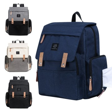 【Mesenfants】LAND-大容量媽媽包 多分隔後背包 電腦包 可插行李箱旅行包