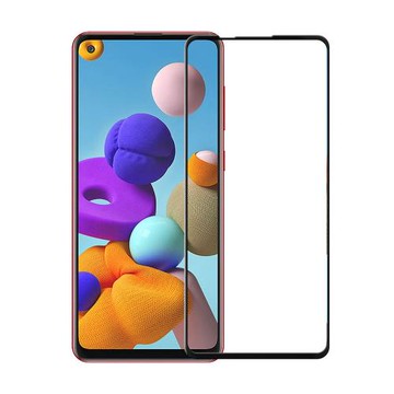 IN7 Samsung Galaxy A21s (6.5吋) 高清 高透光2.5D滿版9H鋼化玻璃保護貼 疏油疏水 鋼化膜