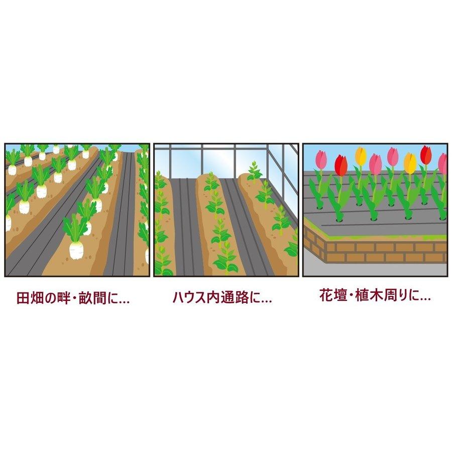 高質防草シート モスグリーン 1m×100ｍ 2本セット 抗菌剤入 (耐用年数4〜6年) 厚み0.4mm 厚手 草よけシート