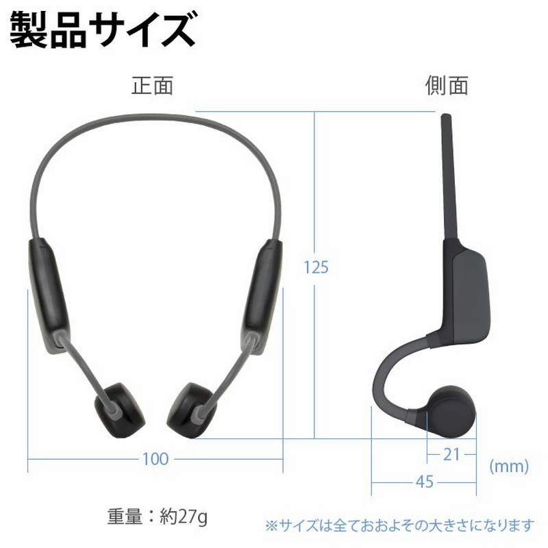 国内正規品】骨伝導 集音器 日本語 ヘッドホン イヤホン 福耳 ボーン 