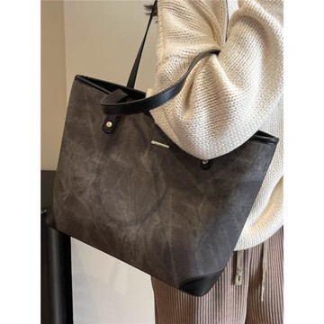 女包百搭通勤大容量托特包2026新款潮高級感大學生上課單肩手提包