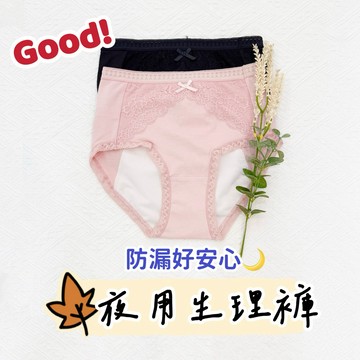 防漏好安心🌙隔日到貨‼️免運💰華歌爾生理褲NS6563生理褲M-3L號 夜用生理褲 包覆 生理褲 高腰生理褲 夜間生理褲
