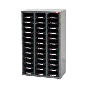 樹德SHUTER 三排 36格 零件櫃 黑抽/組 A6V-336H【領券滿額再折千12/31止】